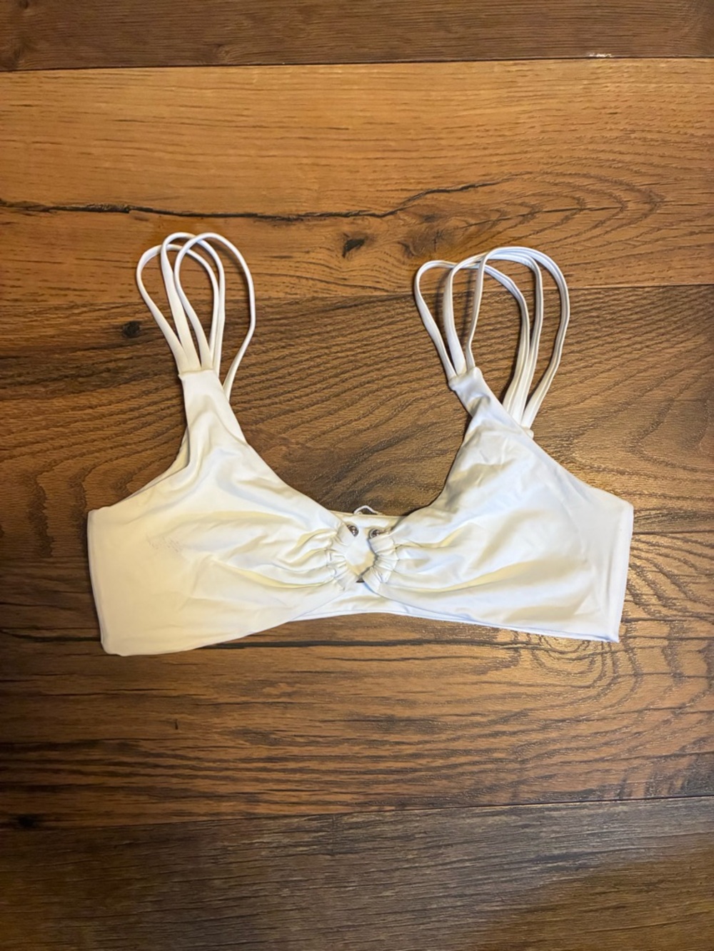 White bikini top